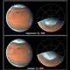 Springtime Dust Storm Swirls at Martian North Pole