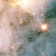 Hubble Photographs Turbulent Neighborhood Near Eruptive Star