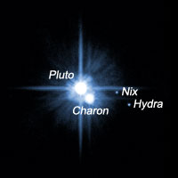 Pluto's Two Small Moons Officially Named Nix and Hydra