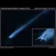 Suspected Asteroid Collision Leaves Odd X-Pattern of Trailing Debris